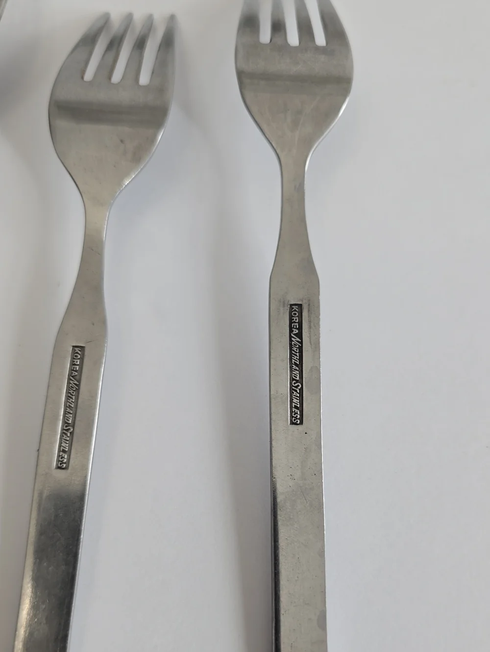 Vintage MCM Oneida Northland Stainless Set Of 7 Impulse Dinner Forks 7.5